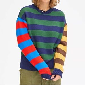 Clare V Striped Virginie Sweater